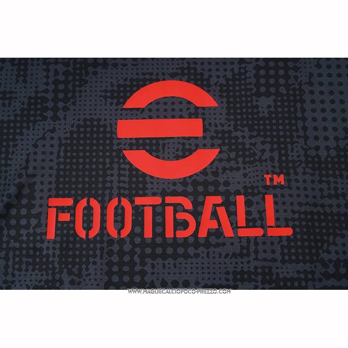 Tuta da Track Milan 25/26 Manica Corta Nero - Pantaloncini